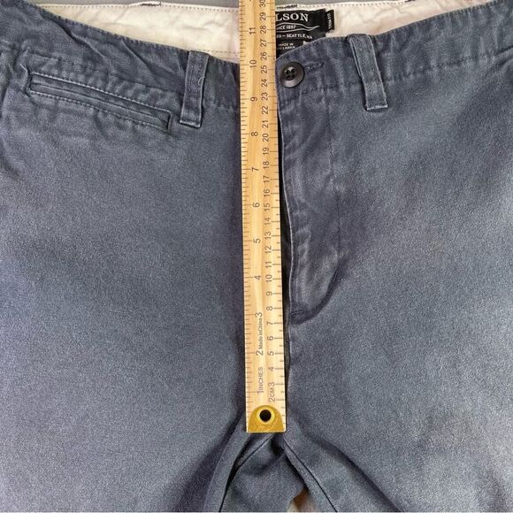 C.C. Filson Pants Men’s 32X27.5* Black Straight Twill Canvas Workwear - Picture 10 of 13